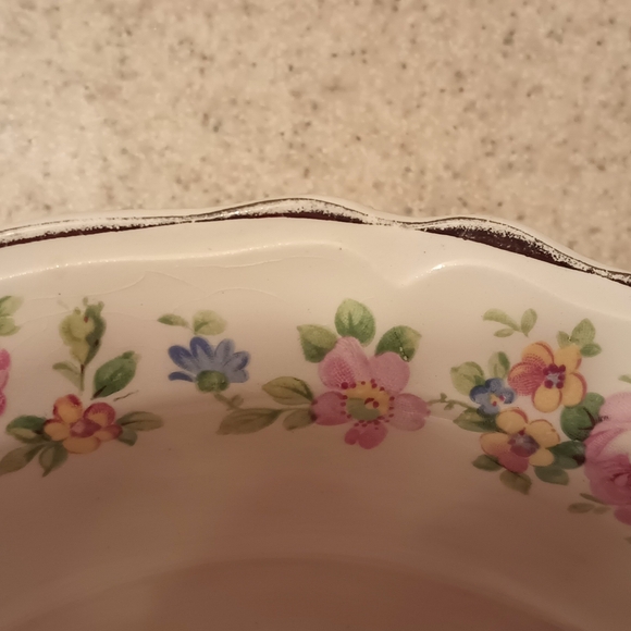 2 Vtg Soup Bowls The Edwin M. Knowles China Co. + FREE GIFT - Picture 7 of 9